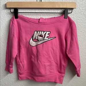 Nike Pink Sweatshirt with Character Logo